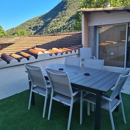 Charmant Appart Cosy Climatise Avec Terrasse Besseges Zewnętrze zdjęcie